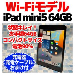 美品 iPad mini5 ミニ第5世代 本体 64GB WiFi