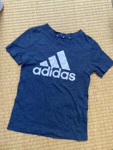 adidas Tシャツ 130アディダス 半袖 ロゴ 半袖Tシャツ ネイビー 夏