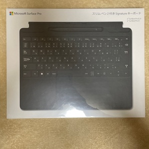 新品未開封 Microsoft マイクロソフト スリムペン２付き Signature キーボード ブラック 8X6-00019 4549576177434 国内正規品 未使用の画像1