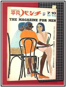 p7022『週刊平凡パンチ S42 no.163』巻頭:森田敏子,ビキニ/ナンシーシナトラ最新情報/エレンファーナー,パリ青い瞳/他