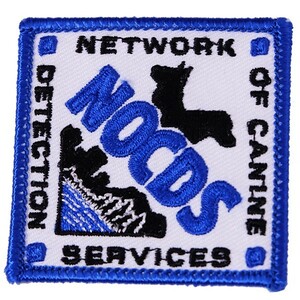 OA55 NETWORK OF CANINE DETECTION SERVICES NOCDS 四角形 ワッペン アメリカ 米国 輸入雑貨