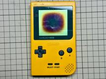 【動作確認済】任天堂/Nintendo ゲームボーイポケット(GBP) 本体 MGB-001 イエロー GameBoy Pocket_画像3