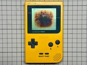 【動作確認済】任天堂/Nintendo ゲームボーイポケット(GBP) 本体 MGB-001 イエロー GameBoy Pocket