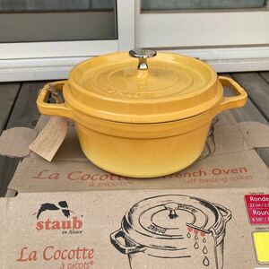 完全売り切り 1円スタート〜 STAUB LA COCOTTE 鍋 22cm ストーブ ラ ココット 調理器具 中古