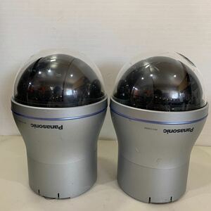 QW3720 Panasonic dome type combination color camera WV-CS950 Panasonic security camera 2 pcs. set crack have operation not yet verification 0419