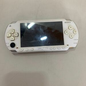 QW4008 ★SONY PSP-1000 本体 セラミックホワイト ★バッテリー無し　動作未確認　0531