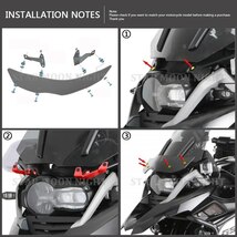 Bmw R1200GS/Adv R1250GS/Adv フロント下部 ウインドブレーカー デフレクター シールド プラスチック_画像7