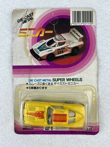 昭和 レトロ ベル玩具 香港製 ダイカスト ミニカー コルベット 新品 未開封品 デットストック 駄菓子屋