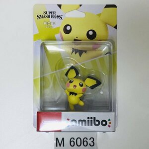 M6063 ●新品 未開封 即決●amiibo ピチュー ピチュウ (アミーボ 大乱闘スマッシュブラザーズ●POKEMON / Super Smash Bros Series / PICHU