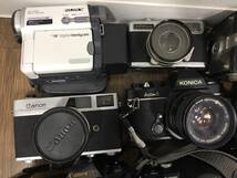 ②カメラ　レンズ　ビデオカメラ　その他大量おまとめ　konica　BEAUTYFLEX　Canon　Panasonic_画像2