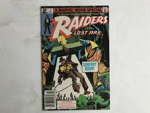 Raiders of the Lost Ark Raider s/ spill балка g/ Lucas (ma- bell комиксы ) Marvel Comics 1981 год английская версия #2