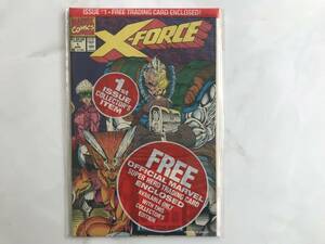 X-Force X- force (X-MEN) X men with trading card (ma- bell comics ) Marvel Comics 1991 year English version #1