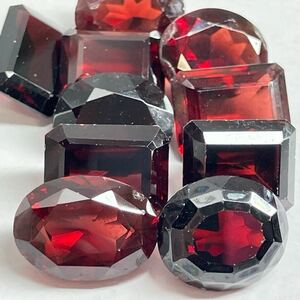 ［天然ガーネット10点おまとめ50ct］M ルース 裸石 宝石 ジュエリー jewelry garnet 柘榴石 DA0 ③