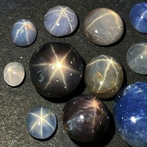 [ natural Star sapphire 11 point . summarize 50ct]M loose unset jewel star sapphire jewelryko Random gem jewelry ②