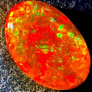 遊色効果抜群!!［天然ファイアオパール2.914ct］J 14.0×9.5mm ルース 裸石 fire opal 宝石 ジュエリー jewerly 