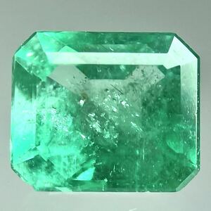[ natural emerald 0.743ct]J approximately 5.7×5.0mmso-ting attaching loose unset jewel gem jewelry emerald beryl beryl teDG0