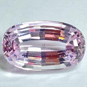 ［天然クンツァイト6.754ct］M 約14.5×8.6mmソーティング付 ルース 裸石 宝石 ジュエリー スポジュメン spodumene kunzite テDG0