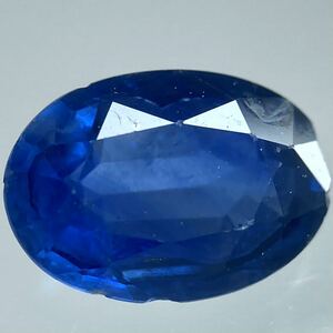 ［天然サファイア0.854ct］M 約7.0×4.8mmソーティング付 ルース 裸石 宝石 ジュエリー corundum コランダム sapphire 蒼玉 ◎