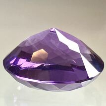 ★天然アメジスト27.326ct★m 約21.9×18.1mm ルース 裸石 emerald 宝石 ジュエリー amethyst_画像2