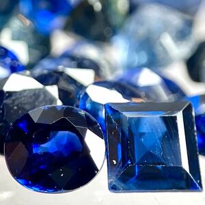 ★天然サファイアおまとめ50ct★m 裸石 宝石 Sapphire sapphire サファイア コランダム 藍玉 jewelry ジュエリー ①