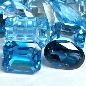 [ натуральный голубой топаз . суммировать 200ct]J разрозненный камни не в изделии драгоценнный камень ювелирные изделия jewelry blue topaz DI0 ①