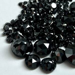 ［天然ブラックダイヤモンドおまとめ］M 10ct 裸石 宝石 diamond jewelry ジュエリー black ②の画像1