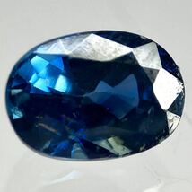 ★天然サファイア0.882ct★m 約6.2×4.4mmソーティング付 ルース 裸石 宝石 ジュエリーjewerly sapphire コランダム corundum _画像1