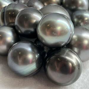 ［南洋黒蝶真珠おまとめ］M 重量約50.0g 約250ct 10.5-15.6mm珠 pearl パール ルース 裸石 宝石 ジュエリー jewelry DI0 ②