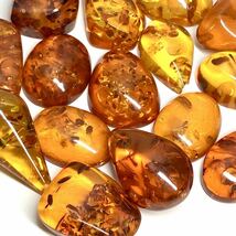 ★天然琥珀15点おまとめ200ct★m ルース 裸石 宝石 ジュエリー jewelry amber アンバー_画像1