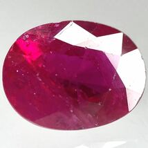 1ctUP!!［天然ルビー1.186ct］M 約7.22×5.53mmソーティング付 ルース 裸石 宝石 ジュエリー corundum コランダム ruby 紅玉 _画像1