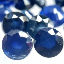 ［天然サファイアおまとめ］ M 40ct 裸石 宝石 コランダム corundum jewelry ジュエリー sapphire 蒼玉 DI0 ②_画像1