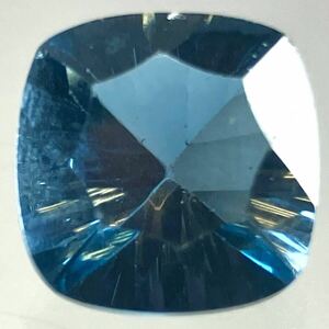 ★天然ブルートパーズ6.91ct★m 約11.0×11.0ルース 裸石 ジュエリー ブルートパーズ jewelry blue topaz