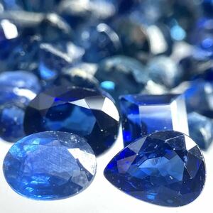 ［天然サファイアおまとめ］ M 30ct 裸石 宝石 コランダム corundum jewelry ジュエリー sapphire 蒼玉 DF8 ④