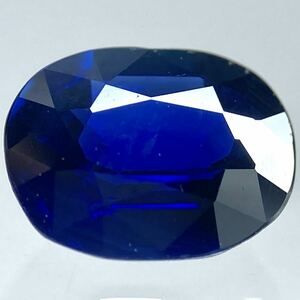 ［天然サファイア0.749ct］J 約6.0×4.6mmソーティング付 ルース 裸石 宝石 ジュエリー corundum sapphire テDE0