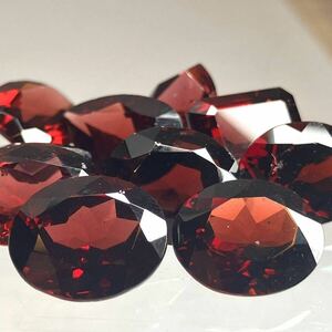 ★天然ガーネット14点おまとめ50ct★j ルース 裸石 宝石 ジュエリー jewelry ガーネットgarnet 柘榴石 ①