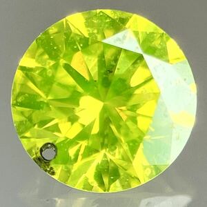 * natural diamond 0.228ct*j approximately 3.9×3.9mm loose unset jewel diamond gem jewelry FANCY YELLOW