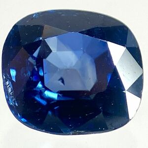 ★天然サファイア0.609ct★J約4.9×4.5mmソーティング付 ルース 裸石 宝石 ジュエリー sapphire corundum 