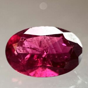 * натуральный красный турмалин 0.429ct*J примерно 6.1×4.1mm драгоценнный камень разрозненный камни не в изделии tourmaline ювелирные изделия jewelry
