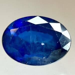 ★天然サファイア1.068ct★J 約6.9×5.0mmソーティング付 ルース 裸石 宝石 ジュエリー sapphire corundum 