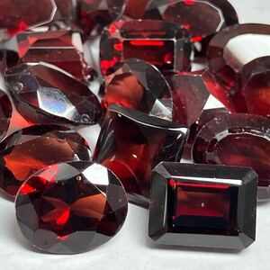 ［天然ガーネットおまとめ50ct］M ルース 裸石 宝石 ジュエリー jewelry garnet 柘榴石 DA0 ④