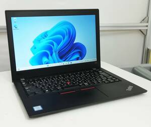 Lenovo ThinkPad X280 Core i5 8250U メモリ16GB 新品SSD M.2 PCIe512GB Win11 Pro 64bit 即日発送 一週間返品保証【H24051520】