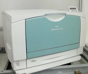 [ printing sheets number :254 sheets ]NEC A3 monochrome laser printer -MultiWriter 8300 PR-L8300 used toner attaching one week returned goods guarantee [H24051624]