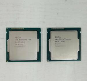 【稼動品回収】Intel Core i7-4770 コア4 スレッド8 キャッシュ8MB 3.40GHz(最大3.90GHz) FCLGA1150 2個セット 即日発送【H24052005】