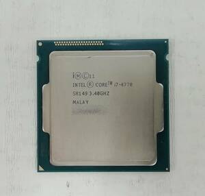 【稼動品回収】Intel Core i7-4770 コア4 スレッド8 キャッシュ8MB 3.40GHz(最大3.90GHz) FCLGA1150 ゆうパケット発送【H24051509】