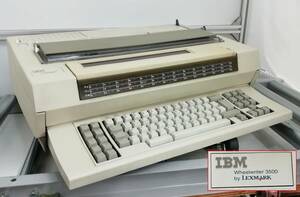 [ rare ]IBM electron typewriter Wheelwriter 3500(6787-005) used ink ribbon attaching character input OK same day shipping one week returned goods guarantee [H24043005]