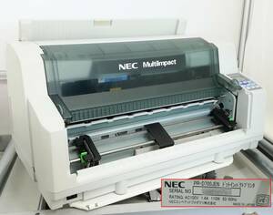 NEC MultiImpact 700JEN PR-D700JEN ドットインパクトプリンター 中古インクリボン付 後トレイ付 フロントトレイ無 即日発送【H24050913】