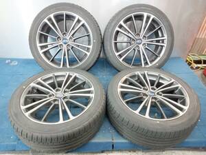 ★7-8分山★22年製★ ファルケンZIEX ZE914 205/50R17　スバル BRZ純正ホイール 17×7J +48 5H-100 4本セット　E876 