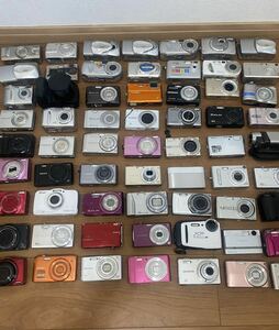 デジカメ デジタルカメラ SONY CASIO OLYMPUS FUJIFILM Nikon Panasonic RICOH 63台まとめて売る