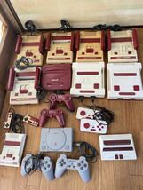 Play Station SCPH-1000R, Nindendo CLV-101 ニンテンドークラシックミニ ファミコン ゲーム 11点セットまとめて売る_画像1