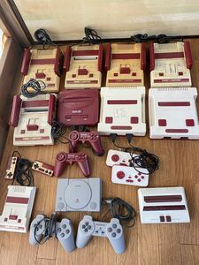 Play Station SCPH-1000R, Nindendo CLV-101 Nintendo Classic Mini Famicom game 11 point set together sell 